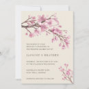 Search for pink cherry blossom wedding invitations Elegant
