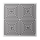 Search for black and white checker 4x4 tiles Abstract