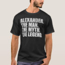 Search for alexander tshirts Surname