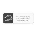 Search for charcoal return address labels Grey
