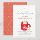 Recherche de chocolat chaud invitations Rouge