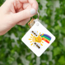 Search for rainbow cloud keychains Sun