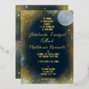 Recherche de pleine lune invitations Aquarelle