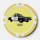 Recherche de police jetons poker Voiture