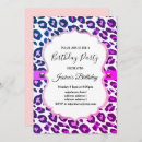 Search for leopard birthday invitations Women