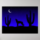 Recherche de un loup hurlant posters Ciel nocturne