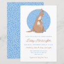 Recherche de kangaroo baby shower invitations Mignon