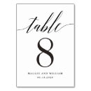 Search for baby shower table cards Elegant table number