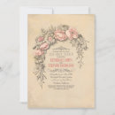 Recherche de dîner vintage invitations Fleurs