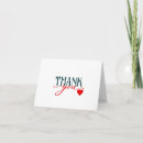 Search for red heart thank you cards Minimal