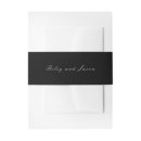 Search for wedding invitation belly bands Modern