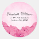 Search for vintage address stickers Pink
