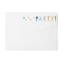 Search for confetti return address labels Birthday party