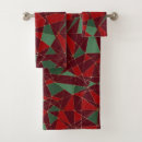 Search for red christmas bath towels Elegant