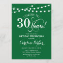 Search for mens 30th birthday invitations Cheers to 30 years