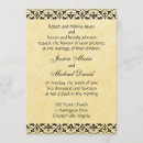 Search for gold filigree wedding invitations Luxury