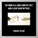 Search for psalm 119 105 posters Christian