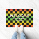 Search for checkered pattern doormats Family