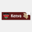 Search for kenya bumper stickers Flag