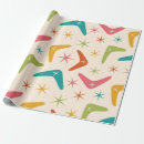 Search for boomerang wrapping paper Retro