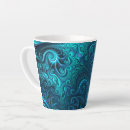 Recherche de motif en spirale tasses Turquoise