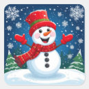Search for red snowman stickers Festive