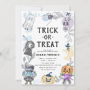 Recherche de aquarelle halloween invitations Tricher ou traiter