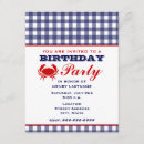Search for crab party invitations Seafood