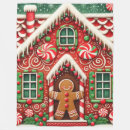 Search for gingerbread man blankets Red