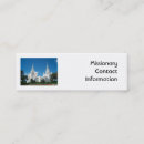 Recherche de missionnaire cartes visite Lds