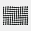 Search for houndstooth doormats Pattern