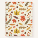 Search for autumn leaf notebooks Fall leaf pattern