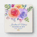 Recherche de fleurs colorées plaques Aquarelle
