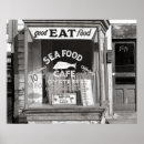 Search for vintage seafood posters Diner