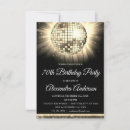 Search for gold disco ball invitations Celebration