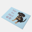 Search for paw doormats Typography