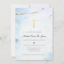 Search for traditional christening invitations Gold