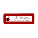Search for red ladybug return address labels Baby