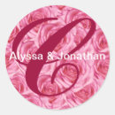 Search for letter c wedding stickers Rose