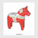 Search for dala horse stickers Dalecarlian
