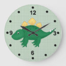Search for dinosaur nursery clocks Colourful