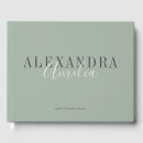 Search for green sage guest books Modern minimalist