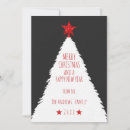 Search for black and red christmas cards Typography