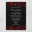 Search for monogram damask red invitations Floral
