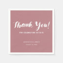 Search for dusty rose pink napkins Engagement party