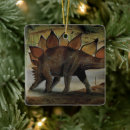 Search for stegosaurus ornaments Prehistoric