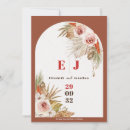 Search for boho wedding save the dates Terracotta