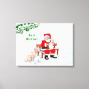 Search for santa claus canvas prints Cat