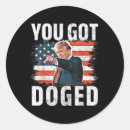 Search for funny doge stickers Vote 2025