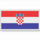 Recherche de drapeau croate autocollants Pays